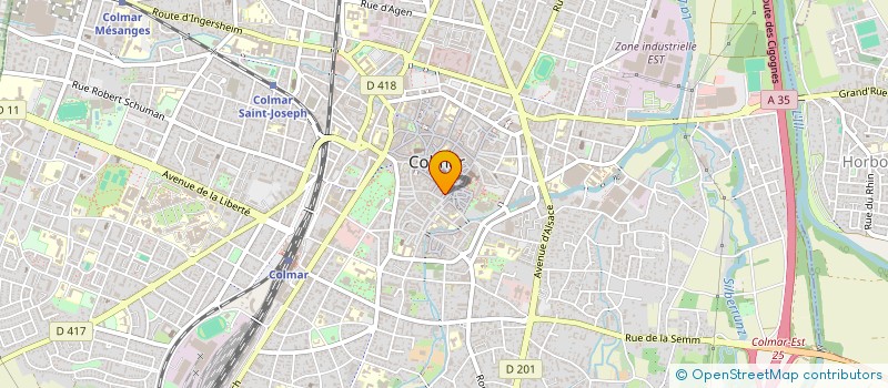 localisation de l'entreprise SCI AVP  COLMAR