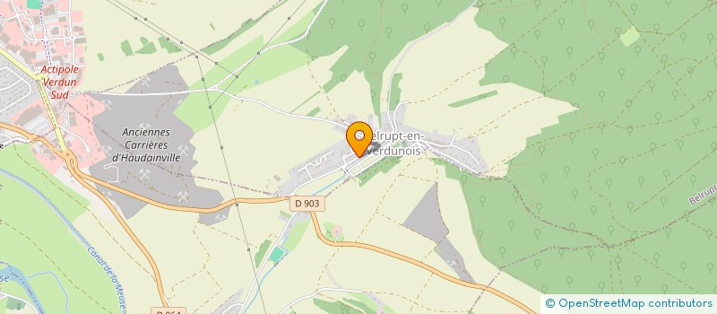 localisation de l'entreprise SCI AVPB  BELRUPT-EN-VERDUNOIS