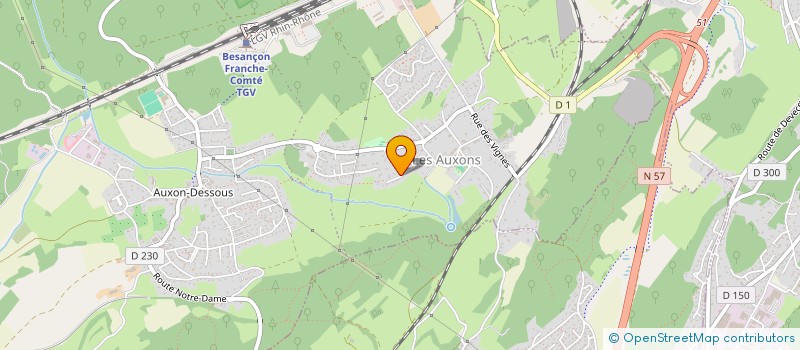 localisation de l'entreprise SCI AVPS  LES AUXONS