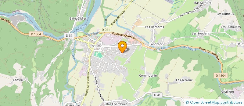 localisation de l'entreprise SCI AVPS  YENNE