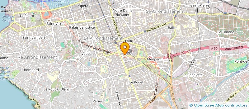 localisation de l'entreprise SCI AVRAAM à MARSEILLE