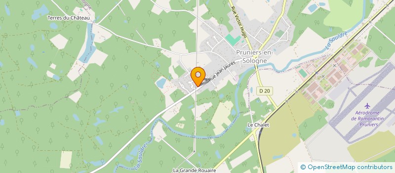 localisation de l'entreprise SCI AVRAMS  PRUNIERS-EN-SOLOGNE