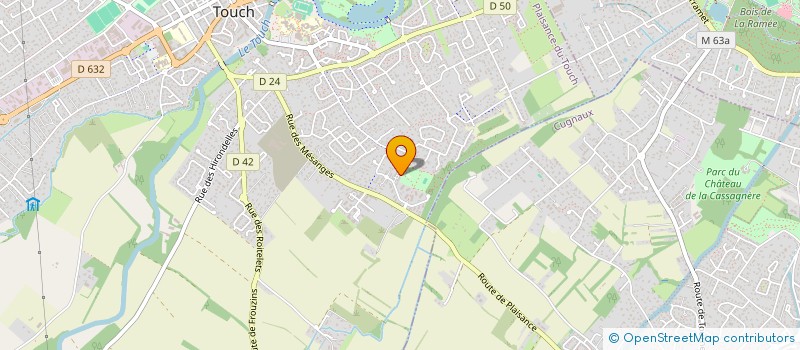 localisation de l'entreprise SCI AVRAY  PLAISANCE-DU-TOUCH