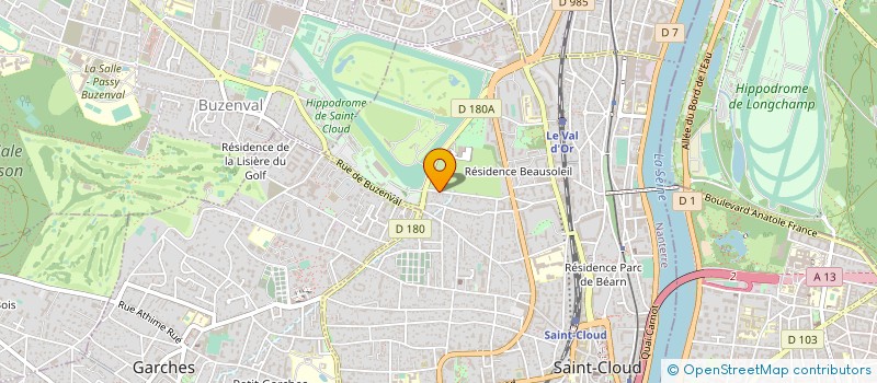 localisation de l'entreprise SCI AVRE 77 à SAINT-CLOUD