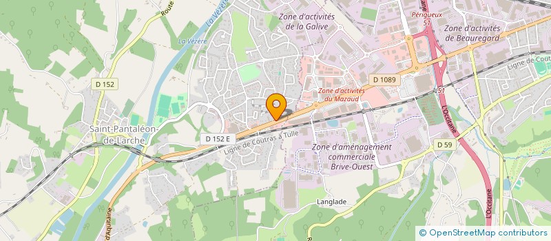 localisation de l'entreprise SCI AVREZ IMMOBILIER  SAINT-PANTALEON-DE-LARCHE