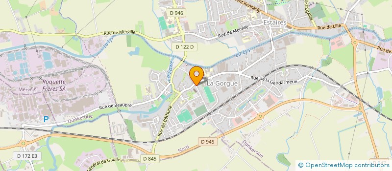 localisation de l'entreprise SCI AVRIC à LA GORGUE