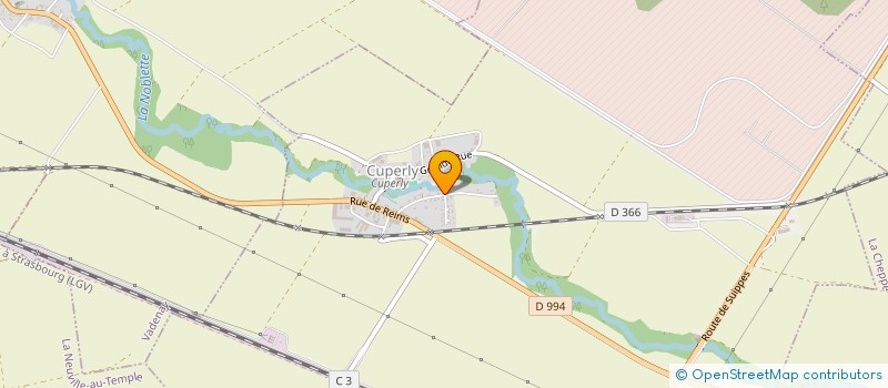 localisation de l'entreprise SCI AVRIL 1  CUPERLY