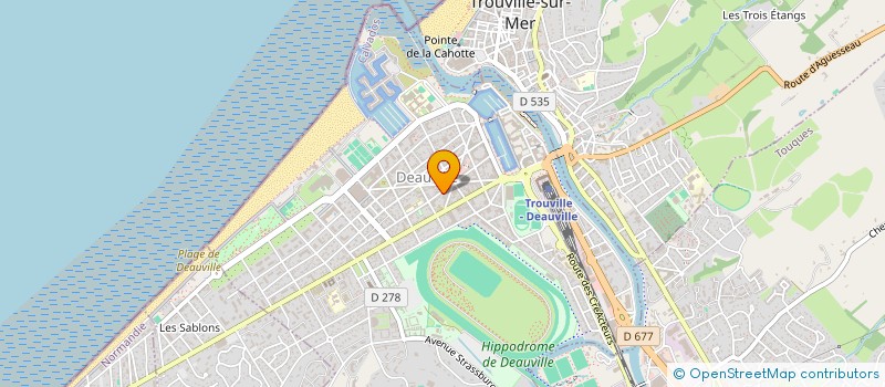 localisation de l'entreprise SCI AVRIL à DEAUVILLE