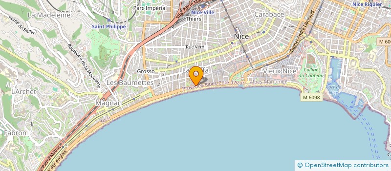 localisation de l'entreprise SCI AVRIL à NICE