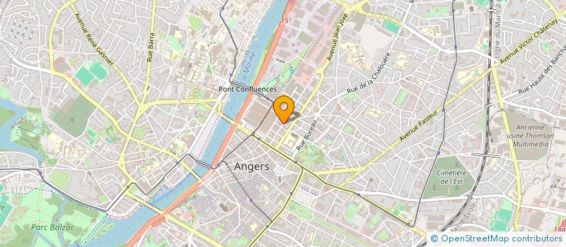 localisation de l'entreprise SCI AVRIL à ANGERS