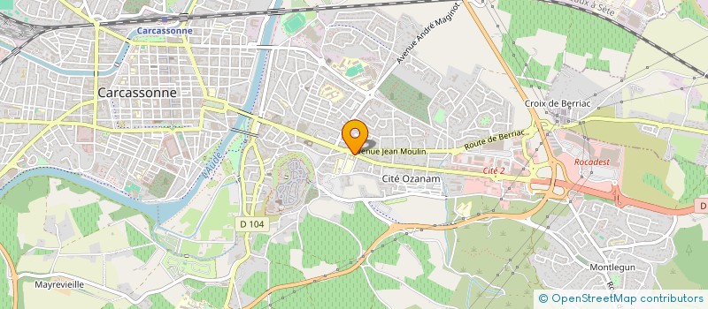 localisation de l'entreprise SCI AVRIL à CARCASSONNE