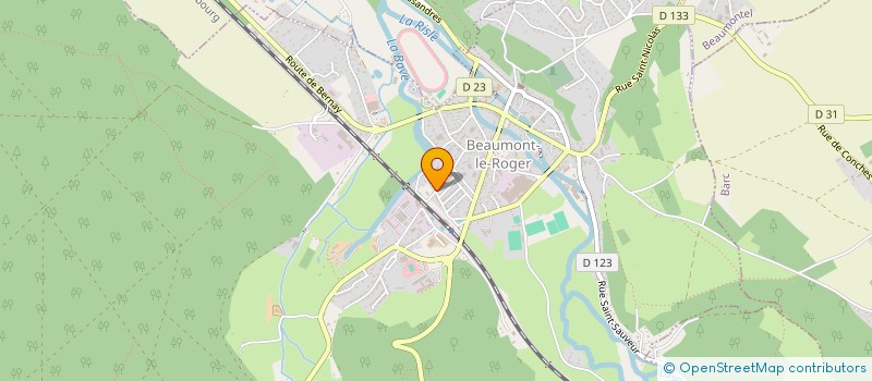 localisation de l'entreprise SCI AVRIL  BEAUMONT-LE-ROGER