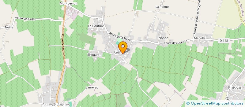 localisation de l'entreprise SCI AVRIL à COGNAC