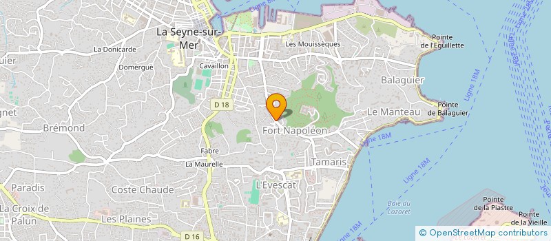 localisation de l'entreprise SCI AVRILENE  TOULON