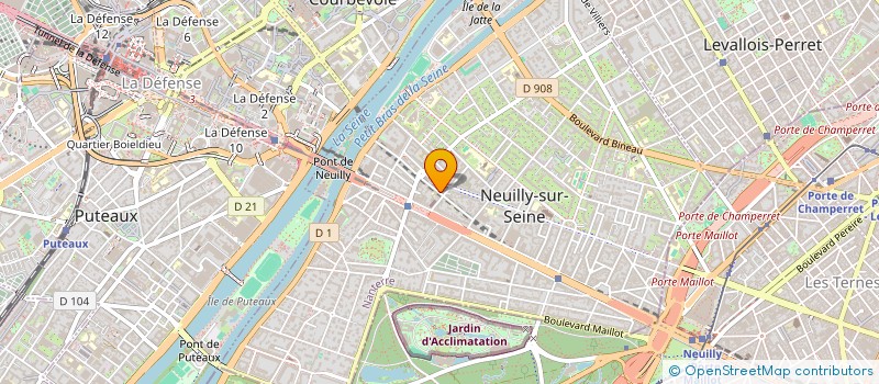 localisation de l'entreprise SCI AVRON 38 à NEUILLY-SUR-SEINE