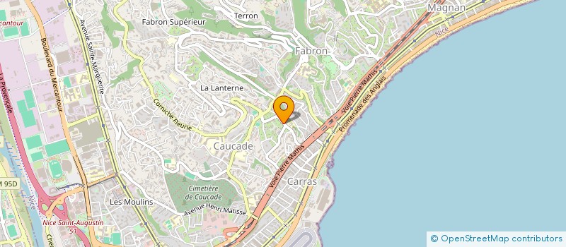 localisation de l'entreprise SCI AVRORA à NICE