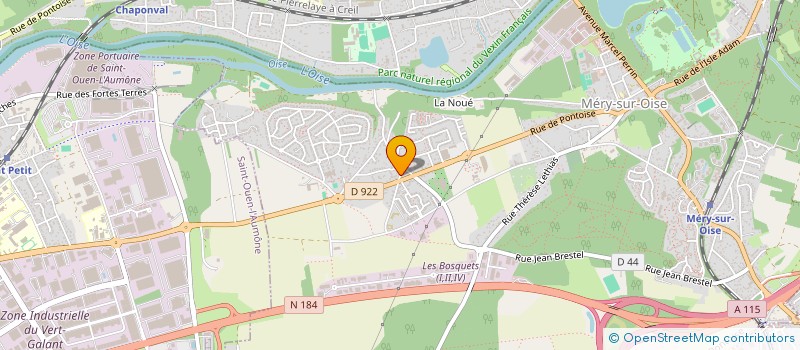 localisation de l'entreprise SCI AVYLO  MERY-SUR-OISE