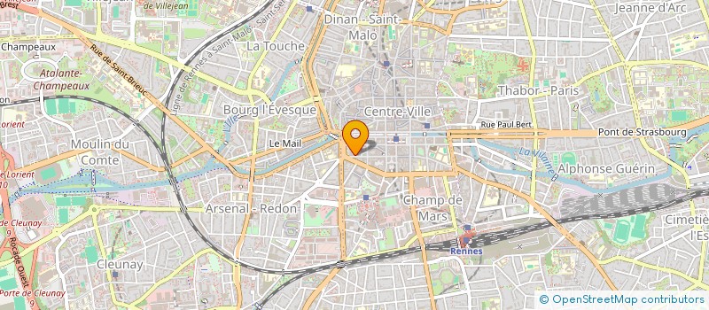 localisation de l'entreprise SCI AW IMMO  RENNES