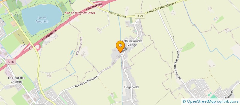 localisation de l'entreprise SCI AW INVEST  LEFFRINCKOUCKE