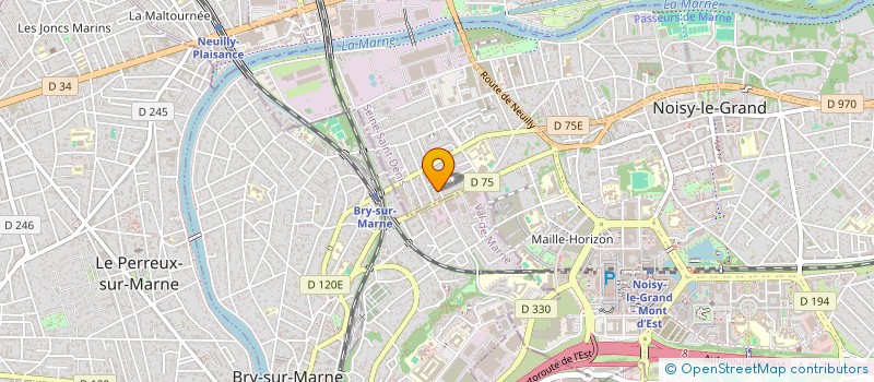 localisation de l'entreprise SCI AWD IMMO1  NOISY-LE-GRAND