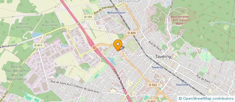 localisation de l'entreprise SCI AWESOME HOUSE  TAVERNY