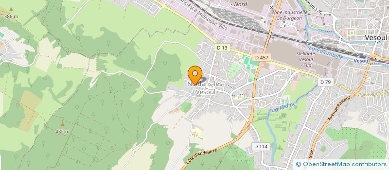 localisation de l'entreprise SCI AWT  NOIDANS-LES-VESOUL