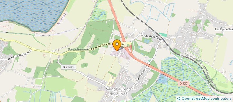 localisation de l'entreprise SCI AWY  SAINT-LAURENT-DE-LA-PREE