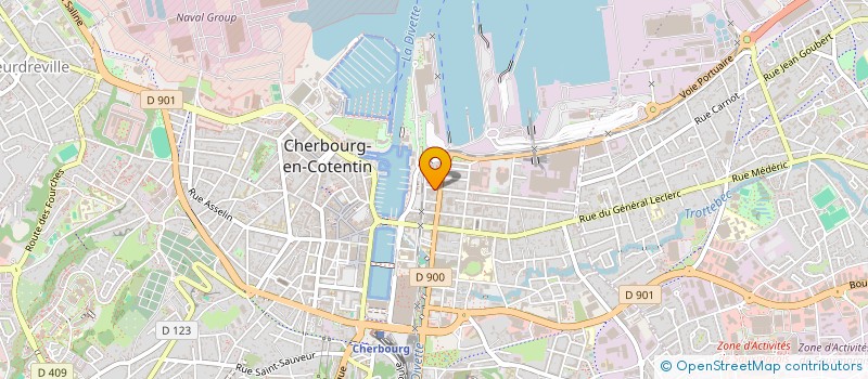 localisation de l'entreprise SCI AX à CHERBOURG-EN-COTENTIN