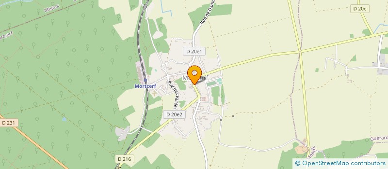 localisation de l'entreprise SCI AX'IMMO  MORTCERF
