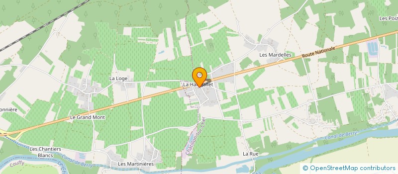 localisation de l'entreprise SCI AX JOULAN  CHATILLON-SUR-CHER