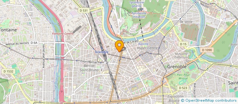localisation de l'entreprise SCI AXAM  GRENOBLE
