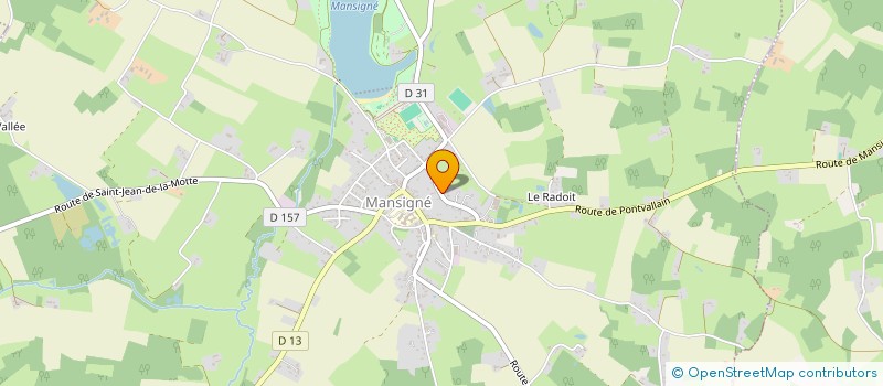 localisation de l'entreprise SCI AXAM  MANSIGNE