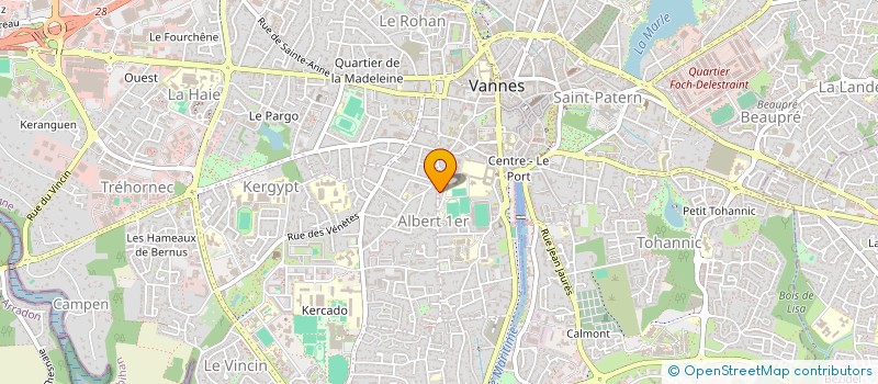 localisation de l'entreprise SCI AXAM à VANNES