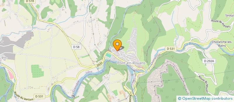 localisation de l'entreprise SCI AXANBA  PONT-EN-ROYANS