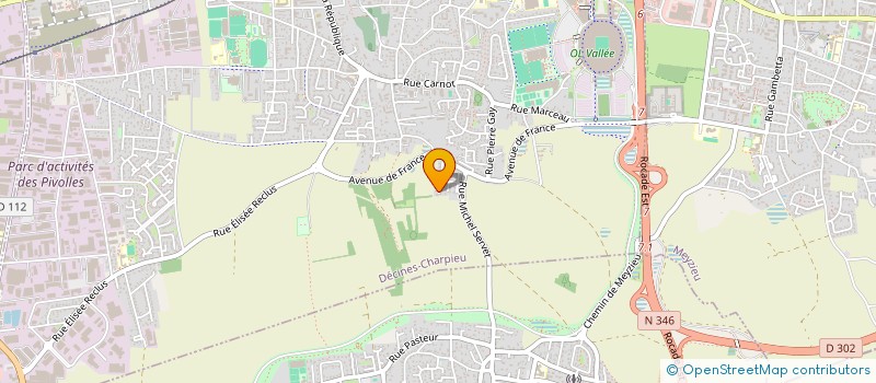 localisation de l'entreprise SCI AXANDO  DECINES-CHARPIEU