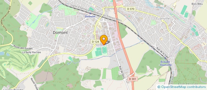 localisation de l'entreprise SCI AXANE  DOMONT