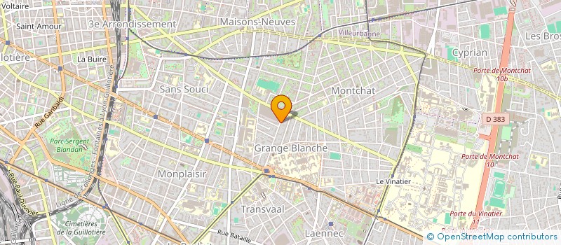 localisation de l'entreprise SCI AXARA  LYON