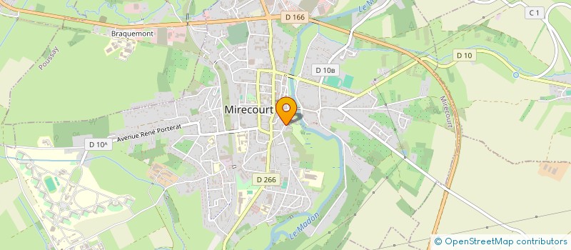 localisation de l'entreprise SCI AXASSUR DE LA PLAINE  MIRECOURT