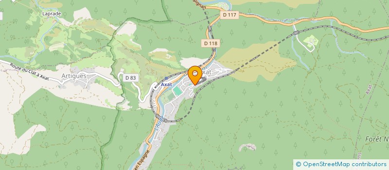 localisation de l'entreprise SCI AXAT FAMILY  AXAT