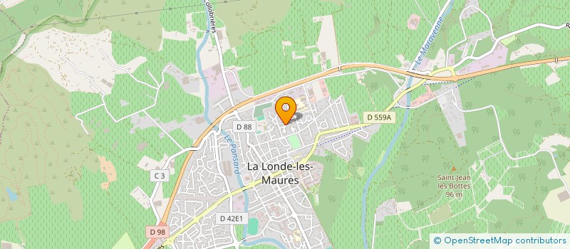 localisation de l'entreprise SCI AXCY  LA LONDE-LES-MAURES