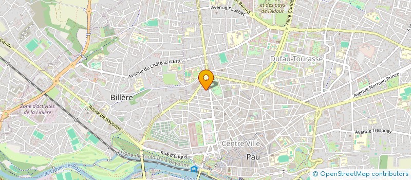 localisation de l'entreprise SCI AXE à PAU