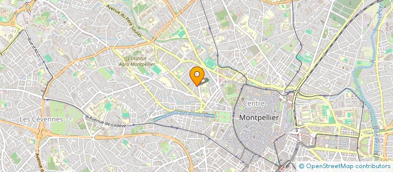 localisation de l'entreprise SCI AXE à MONTPELLIER