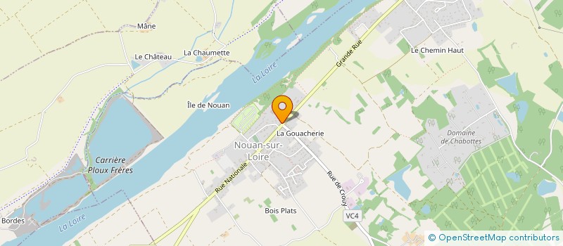 localisation de l'entreprise SCI AXE  SAINT-LAURENT-NOUAN