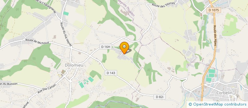 localisation de l'entreprise SCI AXE DEVELOPPEMENT  DOLOMIEU