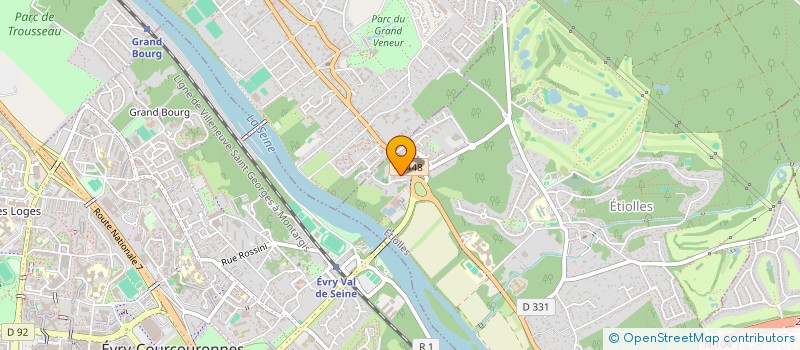 localisation de l'entreprise SCI AXE IMMOBILIER  ETIOLLES