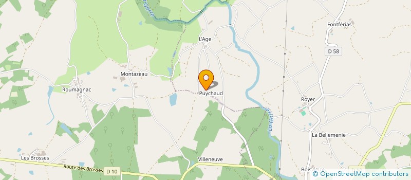 localisation de l'entreprise SCI AXEAU  SAINT-AUVENT