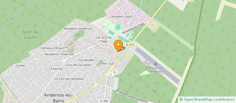 localisation de l'entreprise SCI AXECAP  ANDERNOS-LES-BAINS