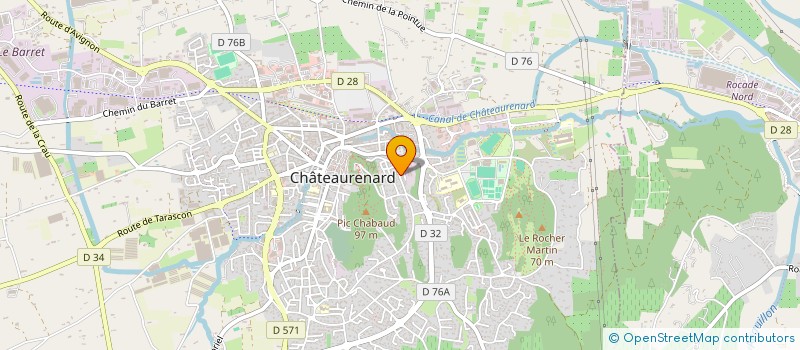 localisation de l'entreprise SCI AXEL à CHATEAURENARD
