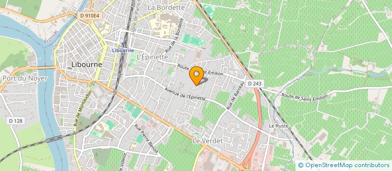 localisation de l'entreprise SCI AXEL  SAINT-SEURIN-SUR-L'ISLE