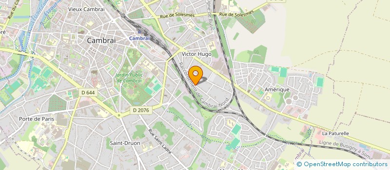 localisation de l'entreprise SCI AXEL  CAMBRAI